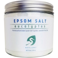 화이트이그렛퍼스널케어 파머슈티컬 그레이드 엡솜 솔트, 453g, Eucalyptus, 1개, 1개