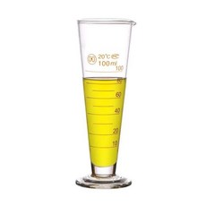 실험실 유리 발 아포세서리 삼각형 측정 비커 원추형 눈금 컵 주둥이 포함 5ml ~ 2000ml 1 개, 07 100ml_01 CHINA
