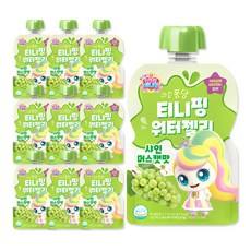 캐치티니핑 워터젤리 음료수 초롱핑 샤인머스켓맛, 10개, 110ml, 샤인머스캣맛