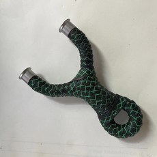 鈦閤金16毫米大撐頭扁皮飛虎彈弓手工冷彎傳統彈工, 1個, 10毫米不銹鋼身鈦合金16毫米撐頭弓門8