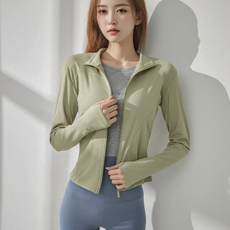 라이크준 여성 상의 필라테스 헬스 요가복 집업 운동복