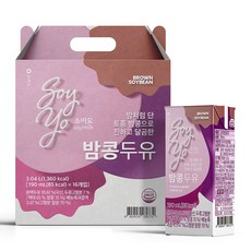 소미노 소이요 밤콩두유, 16개, 190ml