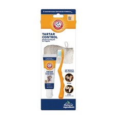 ARM&HAMMER 鐵鎚牌 犬用潔牙套組 犬用3合1潔牙套組 訓練潔牙套組 寵物牙膏 狗狗牙膏 狗狗牙刷 牙膏, 1個, 鐵鎚牌 犬用3合1潔牙套組 (訓練專用)
