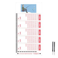 위브앱솔루션 로또복권연습용지 마음은 비웠다만 그래도 200p + 컴퓨터용 싸인펜 2p 세트, 1개