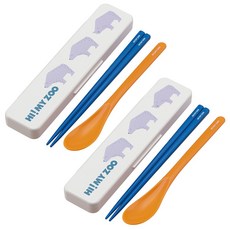 Skater 餐具組, 2個, 餐具盒+筷子+湯匙, 嗨我的joo