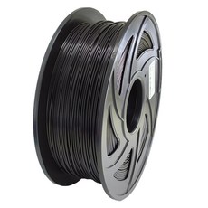 3D列印耗材 高速PLA PLA-SS 高韌性1kg 1.75mm線徑，高強度不斷裂，快速成型適用多數3D印表機, 黑色, 1