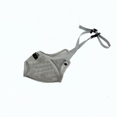 狗嘴罩戶外遛狗防亂咬防誤食可喝水狗大中小型犬口罩寵物用品, 1個, 灰色:S