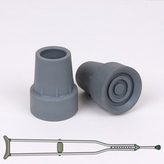 그랜드메디 리필용 목발 고무 크러치 지팡이, 1개