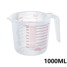 250/500/1000ML Easuring 컵 실리콘 측정 숟가락 플라스틱 주전자 디지털 주방 규모 베이킹 도구 타이머 액, 01 (1)-1PCS