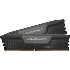 CORSAIR DDR5-6400MHz VENGEANCE DDR5 Intel XMP (PC5-51200) 64GB CMK64GX5M2B6400C32 데스크탑 PC용, 1개