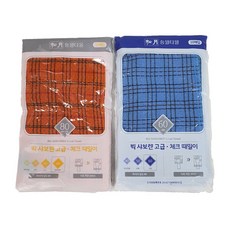 송월타올 빅체크 때밀이 60/80 양면 강한 때타올 때수건, 파랑60, 1개입, 1개