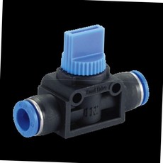 원터치 공압 에어 핸드 밸브 10x10mm hvu1010 배관 수동 개폐 5개입 자재