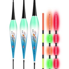 굵은 찌톱 대물변색 스마트 전자찌 고부력 민물찌, 3개, JL03(부력5.0g)