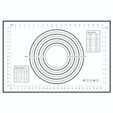 巧緻 矽膠揉麵墊 烘焙操作墊 附刻度與換算表, 1個