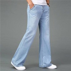 티류으스 남성 와이드 부츠컷 청바지 나팔바지 롱팬츠 ZA
