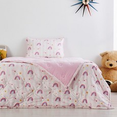 모던하우스 마미허그 소프트워싱 레인보우스타 간절기 양면 차렵이불