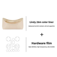 린디 26용 가방 정리함 내부 삽입형 나일론 보관함 내구성 있는 지지대 개조 액세서리, 01 Bags not included, 16 Beige Insert Film 26