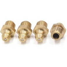 자동차 교체 부품을 위한 REPAIROCK 4개의 황동 M8 x 1mm 나사산 스트레이트 그리스 저크 니플 피팅