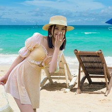 수영복 치마 비키니 수영장 리조트 스커트 레이스, 상세페이지 참조