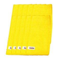 커클랜드 다용도 극세사타올(40x40cm) x 10매, 10개, 노란색(40x40cm)
