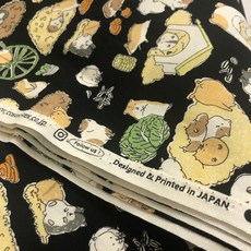 小倉鼠印花棉布, 1個, N/A