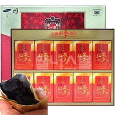 고려홍삼절편 200g (20 g x 10 개입) 홍삼슬라이스 쇼핑백포함 부모님 수험생영양간식, 1개