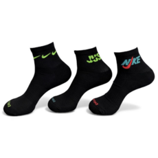나이키 양말 DH3827-910 발목 스포츠 쿠션 멀티 헬스 런닝 데일리 발목양말, 1개, 블랙