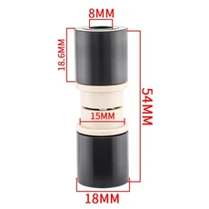 자토바이 호환 MTB 리어 쇼크 부싱 ID 12.7mm 완충기 범용 소프트 테일 바이크, 02 54MM