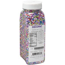 데코팩 유니콘 퓨전 믹스 스프링클 765.4g 휴대용 용 DecoPac Unicorn Fusion Mix Sprinkles 27oz Magical Candy Sprinkle, Multi, 1.68 Pound (Pack of 1), 1개