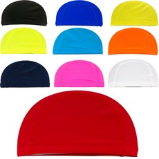 [아싸마켓] 국산 실내외수영장 고급원단 스판 천수모 수영모자 231111, 빨강(중), 1개