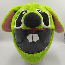 라이더 핫템23종 오토바이헬멧커버 탑박스 하이바, 스티치 그린