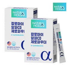 칼로마이 알파CD 제로파우더 20포 분말 식약청인증 100% HACCP, 80g, 2개