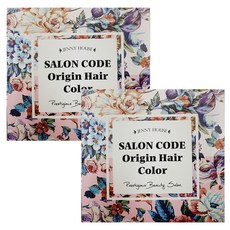 제니하우스 염색약 시즌3 살롱코드 오리진 홈쇼핑, 와인브라운, 2개