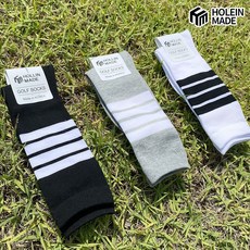 언발 4선 여성골프양말 중목 3color, 4선 여성골프양말_그레이, 1개