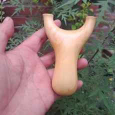 小葉黃楊原叉胖飛虎彈弓 原木無漆手工75弓門強力彈弓, 1個, 小葉黃楊原叉胖飛虎彈弓原木無漆手工75弓