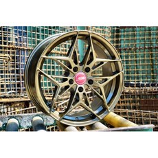 FK鋁圈 18吋 5/112 S893 亮古銅色 鋁合金輪圈, 1個