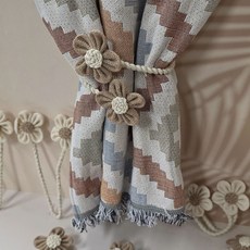 커튼 스트랩 가림막 악세사리 린넨