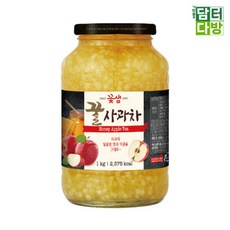 답례품 자연그대로 과일차 꿀차 사과차, 1kg, 1개, 1개입