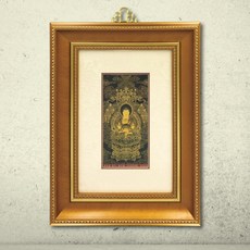 金箔畫 故宮精選姚文瀚無量壽佛：開運吊掛收藏送禮，居家店面裝飾藝術品