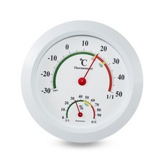 삼광문구 화성 원형 헬스리빙 온습도계 N-160 온도계, 1개, 본상품선택
