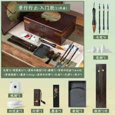 퍼스트 세트 보조용품 서예용품 도루 붓 먹 늑대양겸모 문방사우 벼루세트 문진, 1개