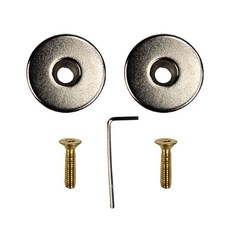 탑라이더 오토바이 자석거치대 교체용 최상급 자석세트 딱판 찍판 육각나사+육각드라이버 포함, 자석2개용 거치대