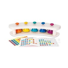 來而康 PlayMe 玩偶的家 創意心鈴 A1401 手拍鈴 演奏表演鈴鐺音樂遊戲玩具, 1個, 單一色系