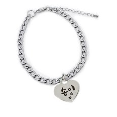 변색 알러지걱정없는 써지컬체인목걸이블랙각인 써지컬체인8mm 11.써지컬하트실버m 1개, 써지컬체인5mm 11.써지컬하트실버m × 1개