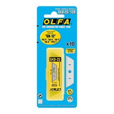 OLFA SKB-2S/10B 型 不鏽鋼安全刀片 10入組, 詳見包裝