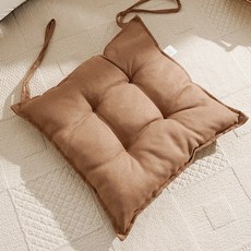해피유통 봄 여름 가을 겨울 사계절용 플라워 디자인 부드러운 면소재 쿠션 의자방석, 하나, 25호-45x45cm