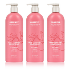 (저자극.약산성) 오가니스트 애플사이다 비니거 컨디셔너, 3개, 450ml