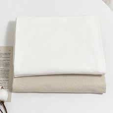 대폭 면100% 두껍고 비침없는 14수 워싱 광목 이불 테이블보 촬영 소품 배경천 프랑스자수천 원단 무지 2색상 (흰천 생지), 네츄럴, 1개