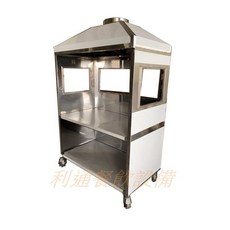 利通餐飲設備 4尺落地排煙罩，適用於炒台、油炸機，附鍍鋅風管安裝, 詳見包裝, 詳見包裝