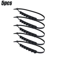 미끄럼 방지 스노우 체인 오토바이 자전거 바퀴 타이어 케이블 도로 안전 액세서리 5 개 10, 04 5pcs Black
